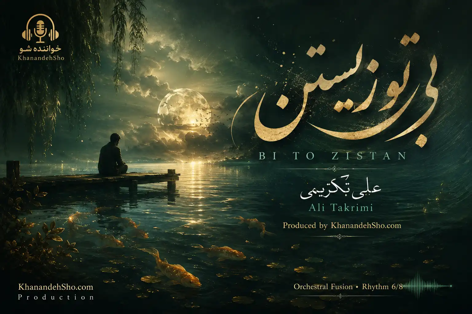 آهنگ بی تو زیستن - نمونه پروژه تولید شده در خواننده شو khanandesho.com